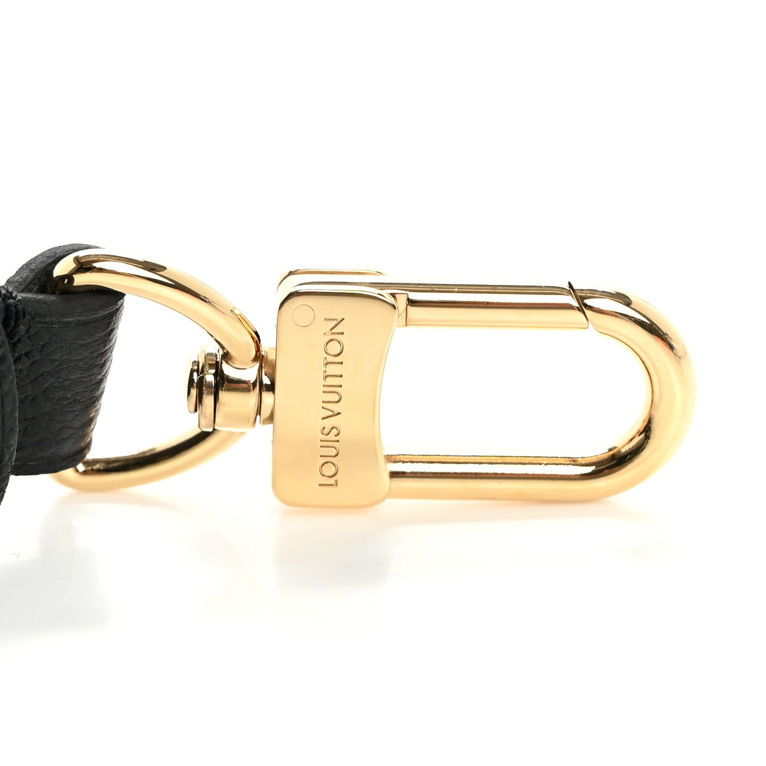 Louis Vuitton Calfskin Pochette Metis Shoulder Strap Black 3 of 3
