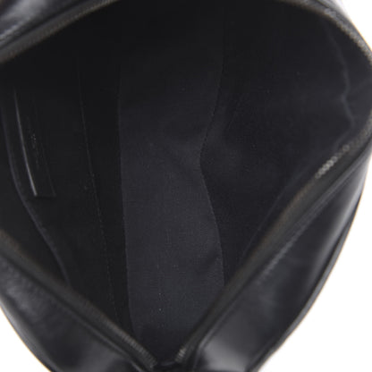 Saint Laurent Calfskin Matelasse Monogram Lou Camera Bag Black 5 of 14