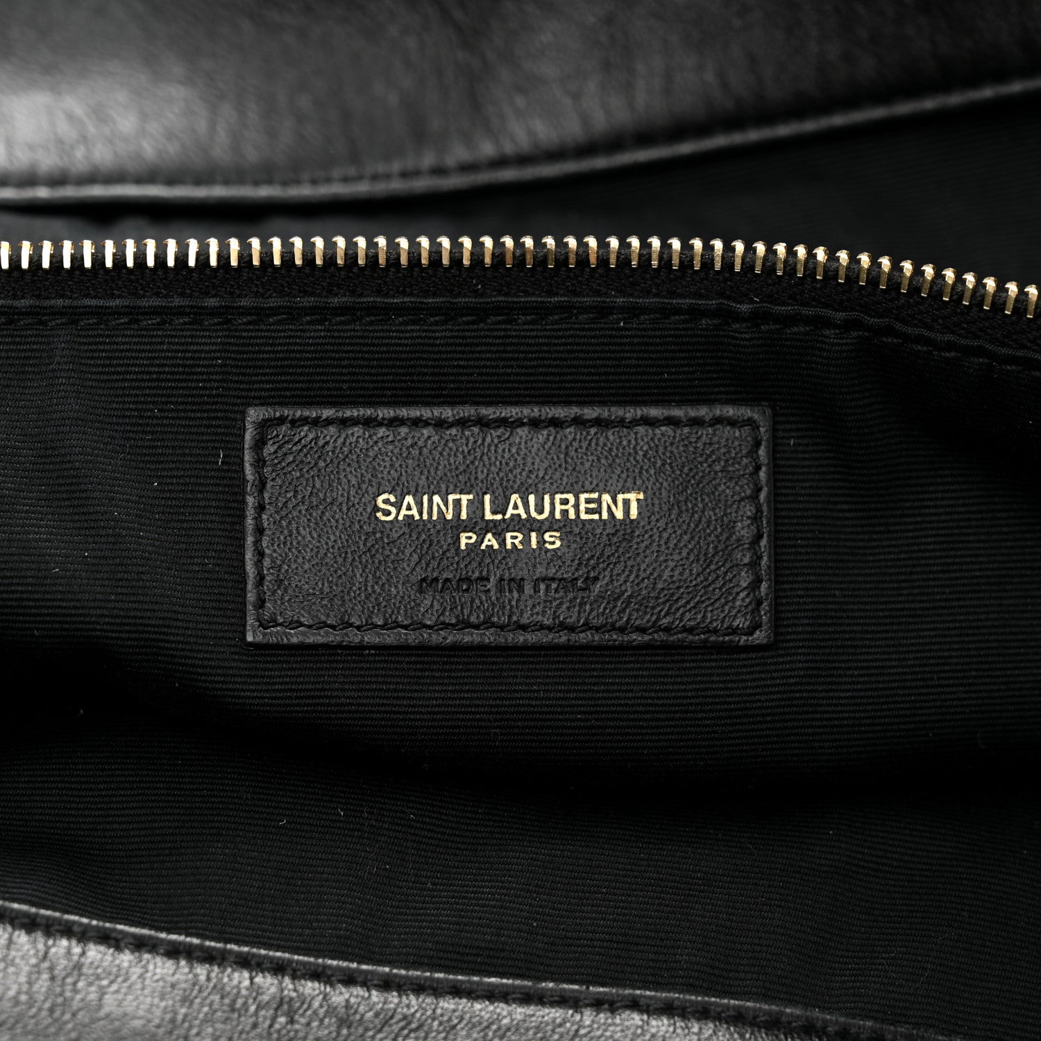 Saint Laurent Lambskin Quilted Maxi Icare Shopping Tote Black 7 of 13