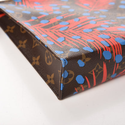 Louis Vuitton Monogram Jungle Dots Toiletry Pouch 26 Coquelicot Denim 12 of 14