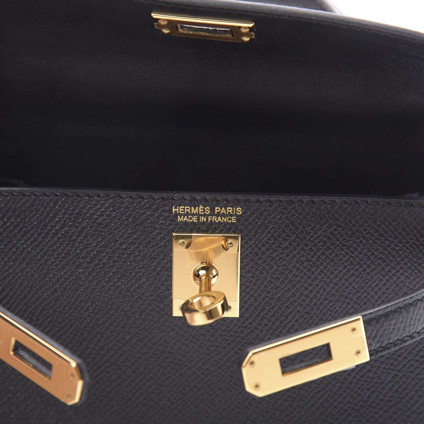 Epsom Mini Kelly Sellier 20 Black