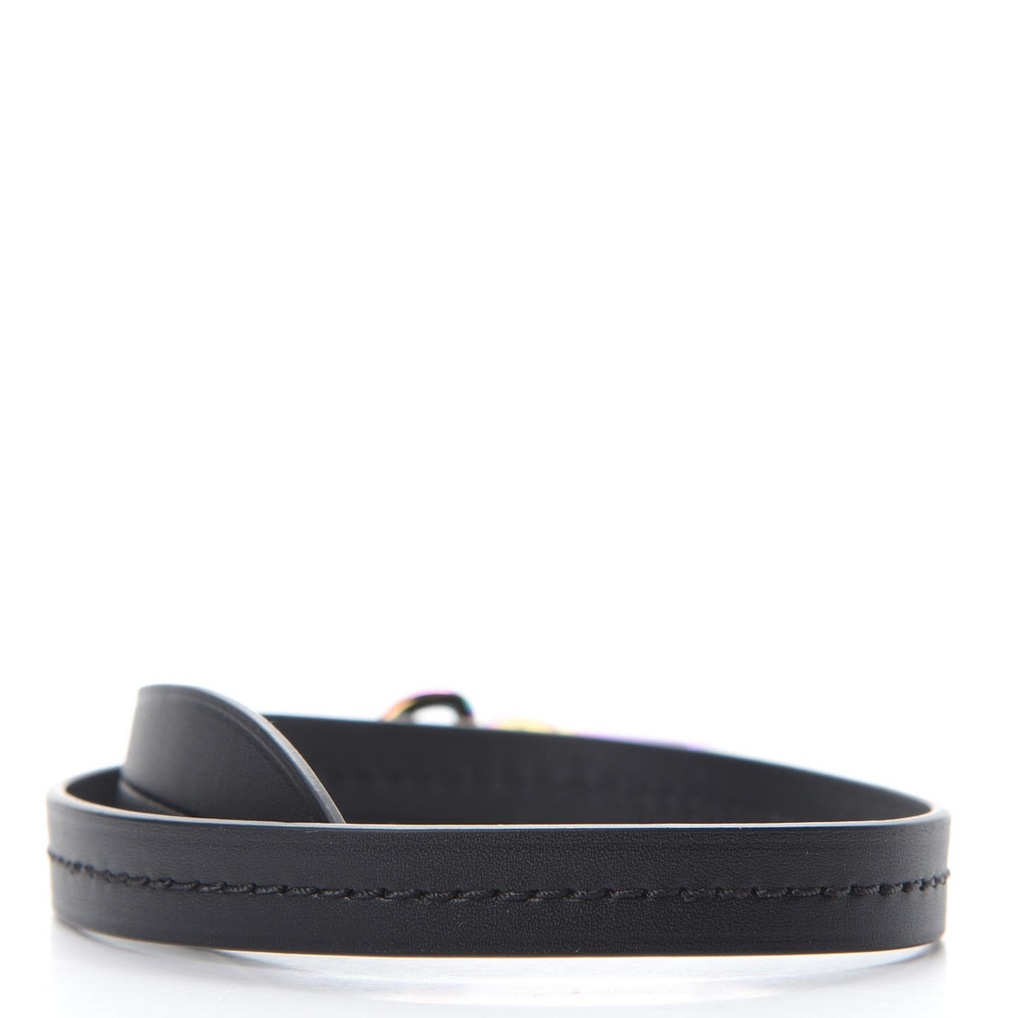 Calfskin Pochette Accessories Strap Black