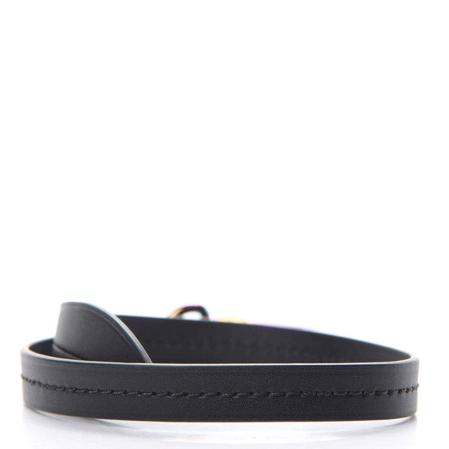 Louis Vuitton Calfskin Pochette Accessories Strap Black 2 of 4