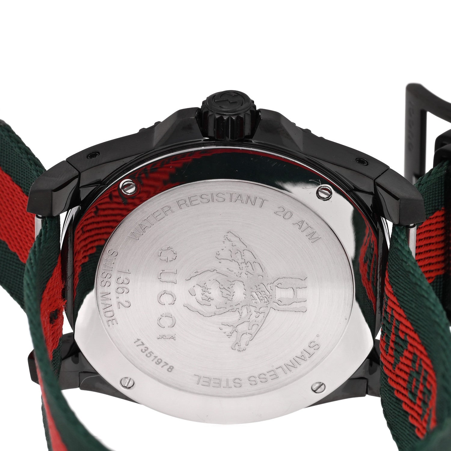 Gucci Stainless Steel Nylon 45mm Le Marche Des Merveilles Bee