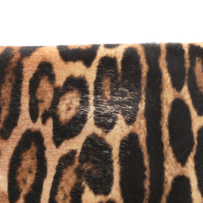Saint Laurent Calf Hair Monogram Chain Wallet Leopard 11 of 13