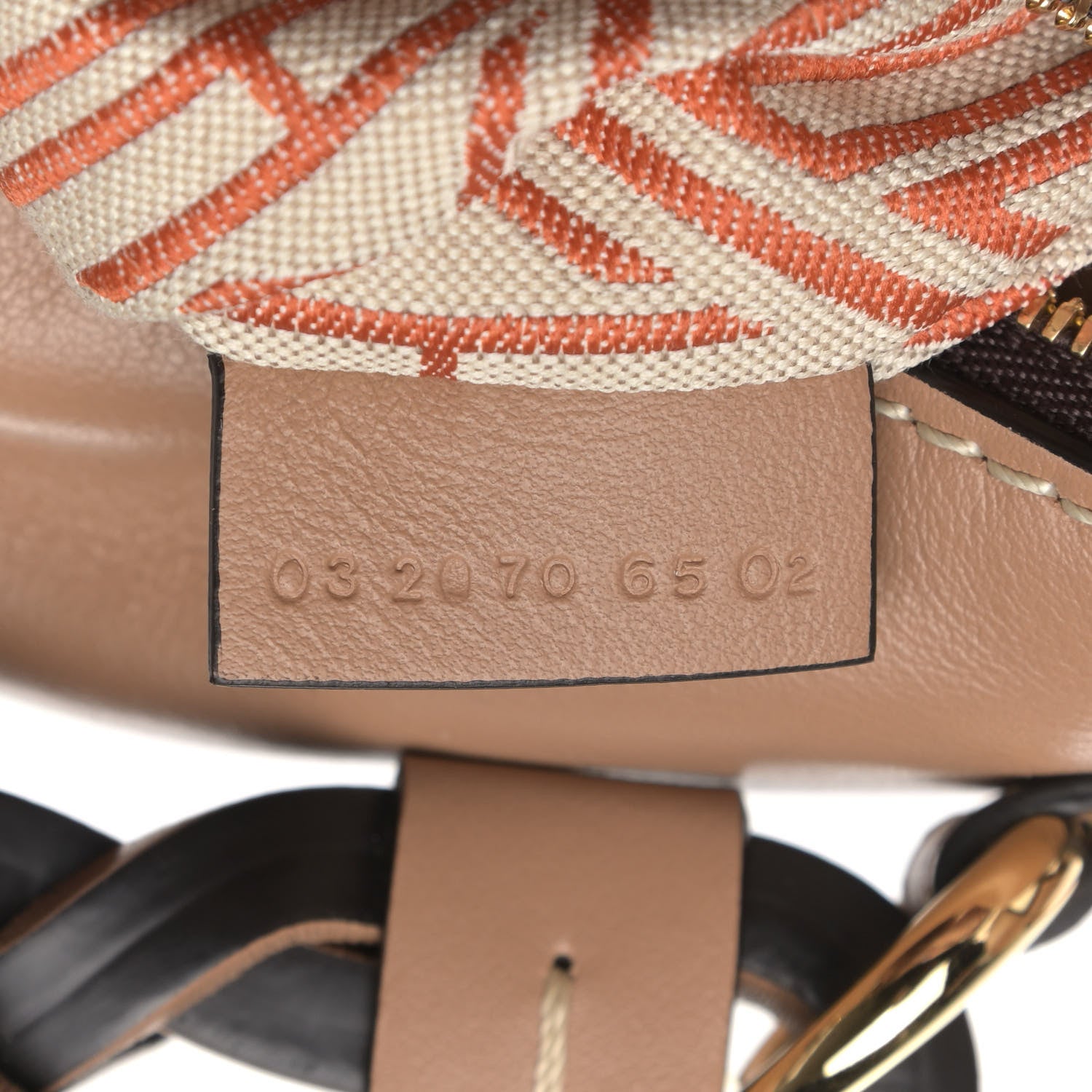 Chloe Calfskin Small Daria Cement Brown 8 of 10