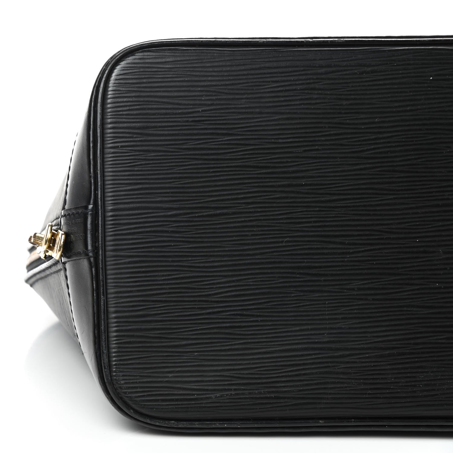 Louis Vuitton Epi Alma MM Black 6 of 12