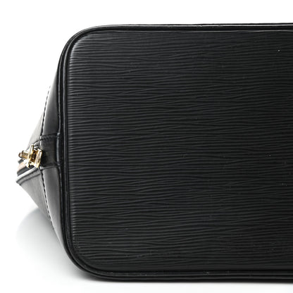 Louis Vuitton Epi Alma MM Black 6 of 12