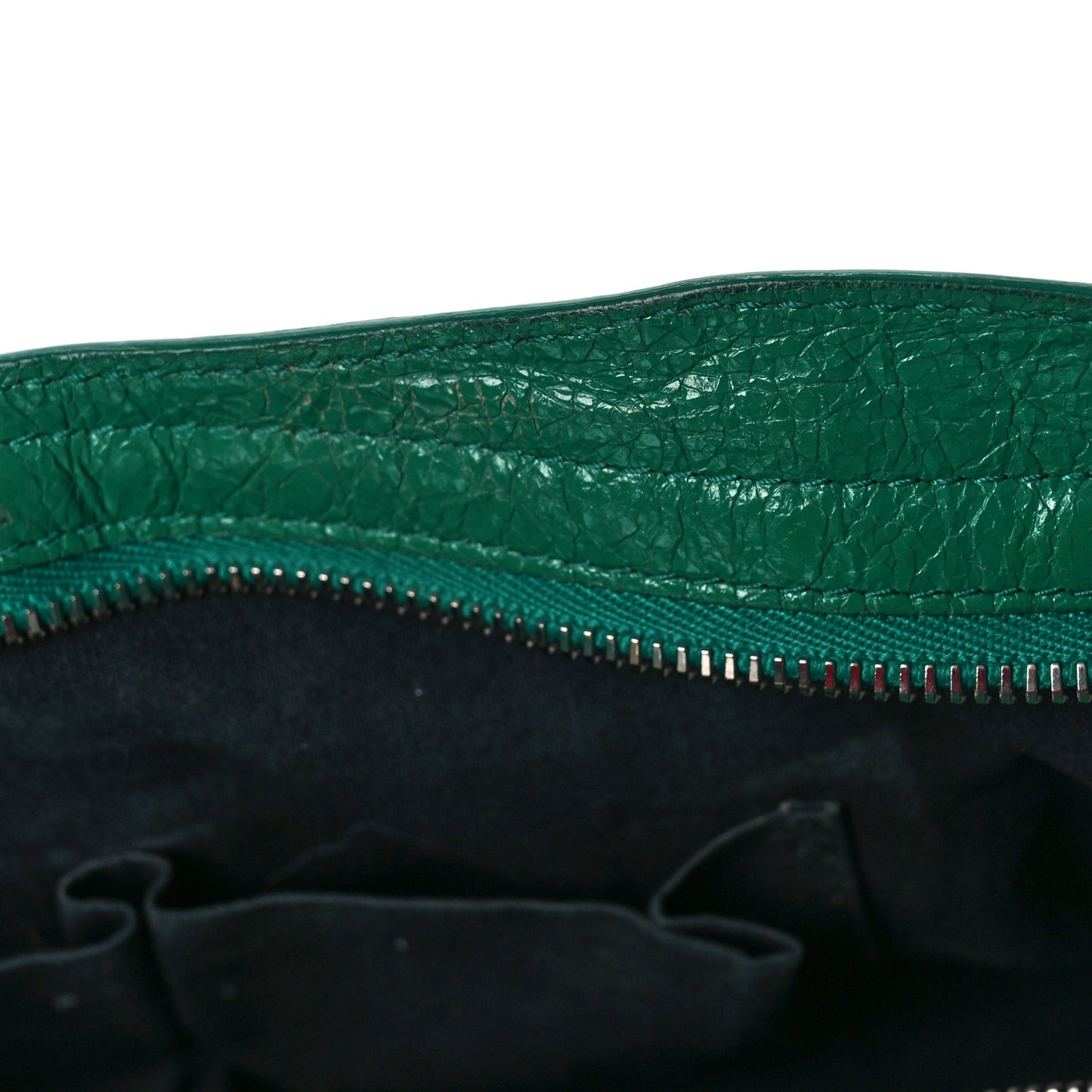 Agneau Classic Silver Hardware S City Magic Green