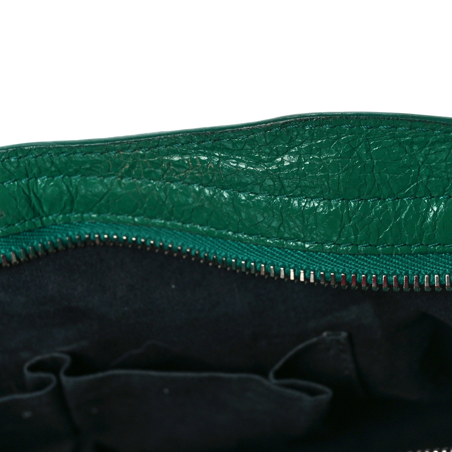 Balenciaga Agneau Classic Silver Hardware S City Magic Green 12 of 19