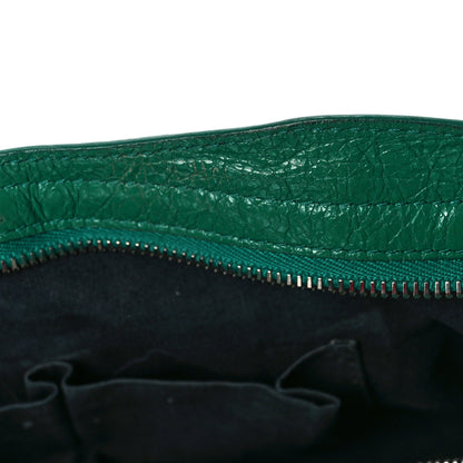 Balenciaga Agneau Classic Silver Hardware S City Magic Green 12 of 19