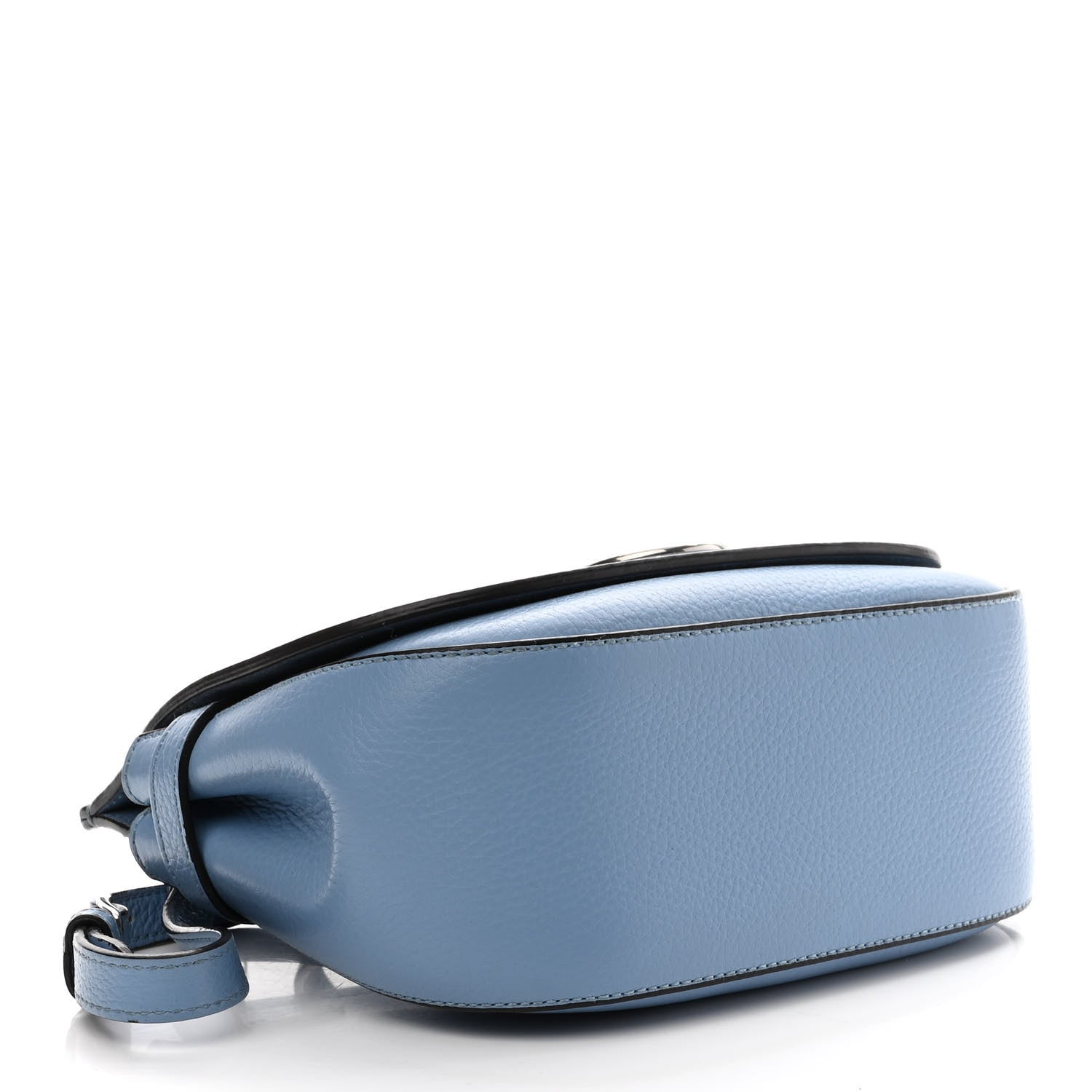 Mulberry Small Classic Grain Calfskin Small Amberley Satchel Porcelain Blue 4 of 10
