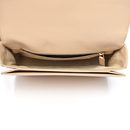 Saint Laurent Smooth Calfskin Medium Classic Monogram Universite Bag Cream 5 of 16
