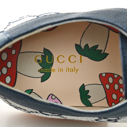 Gucci GG Monogram Childrens Brogues 35 Navy 7 of 7