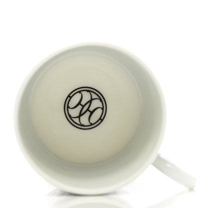 Hermes Porcelain H Deco Coffee Cup And Saucer Set Of 2 Black 5 of 11