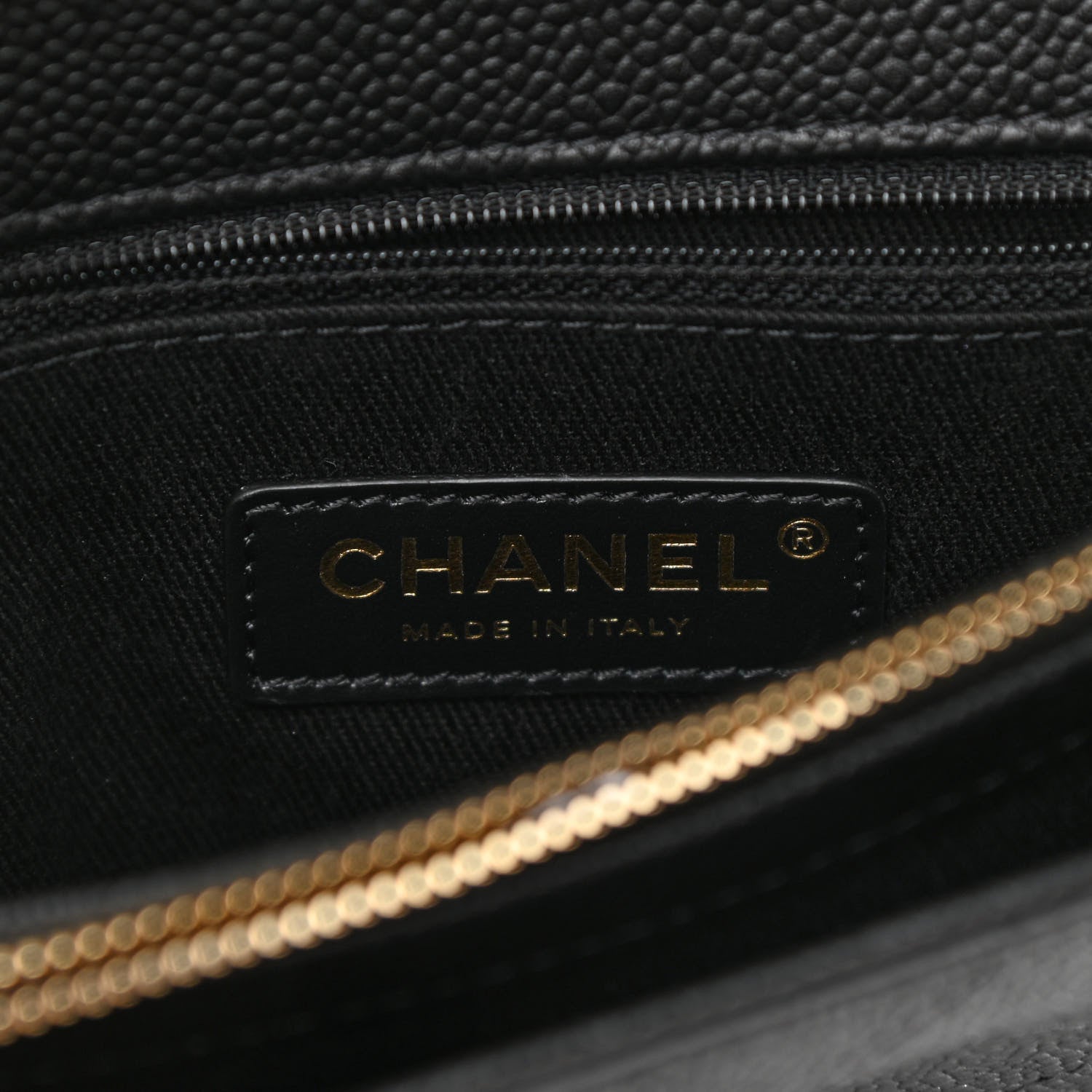 Chanel Grained Calfskin Small Stitched Flap Black 6 of 11