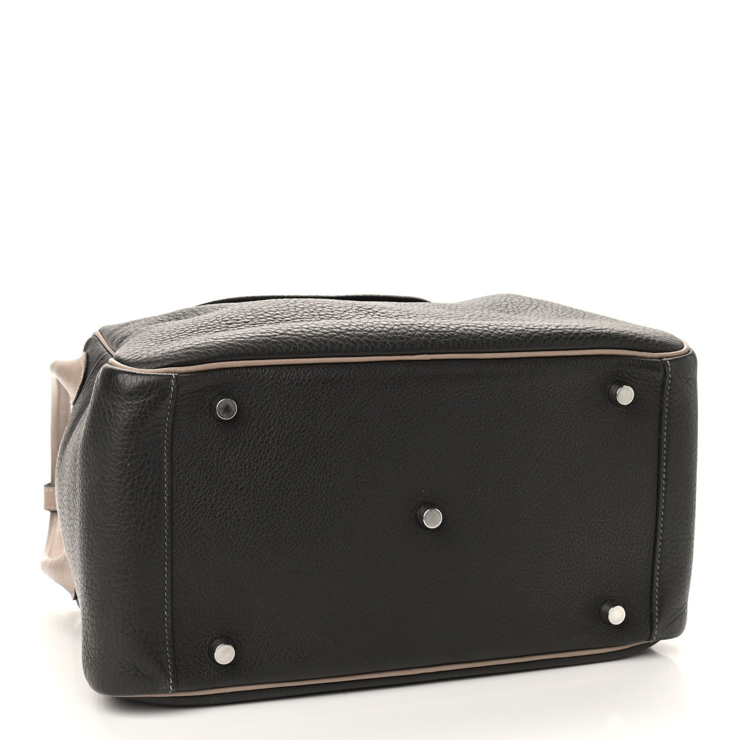 Hermes Taurillon Clemence Bi-Color Lindy 30 Graphite Gris Tourterelle 4 of 10