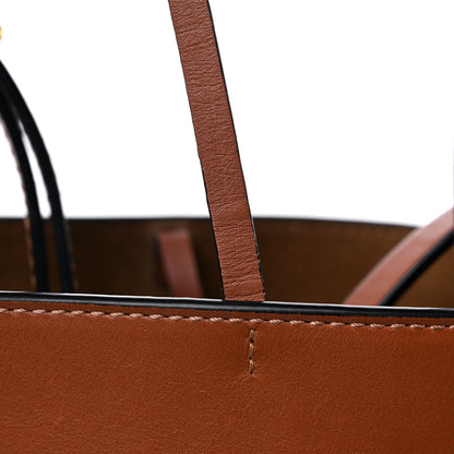 Loewe Calfskin Perforated Anagram Gate Bucket Bag Light Oat Tan 13 of 13
