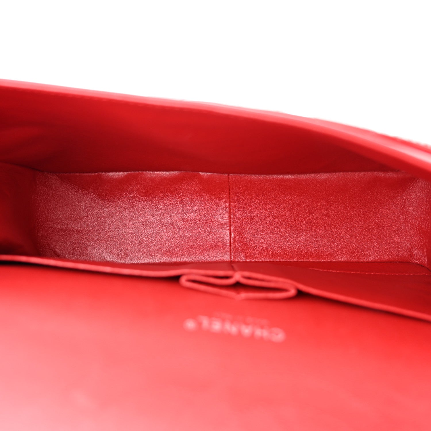 Chanel Patent Quilted Jumbo Double Flap Red 5 of 12