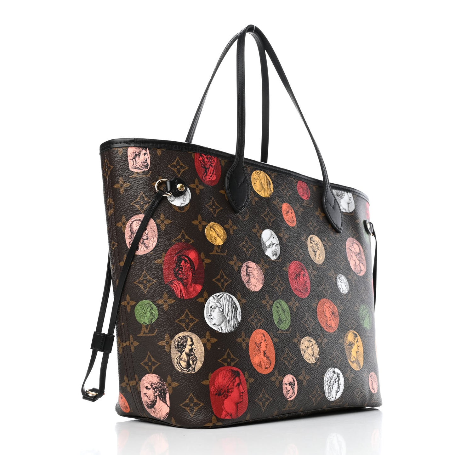 X FORNASETTI Monogram Cameo Neverfull MM