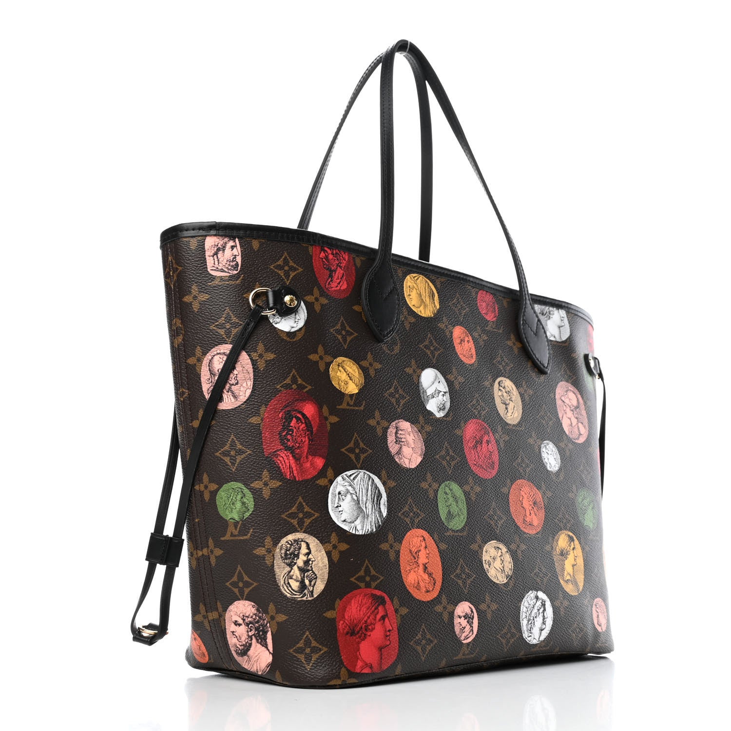 Louis Vuitton X FORNASETTI Monogram Cameo Neverfull MM 2 of 4