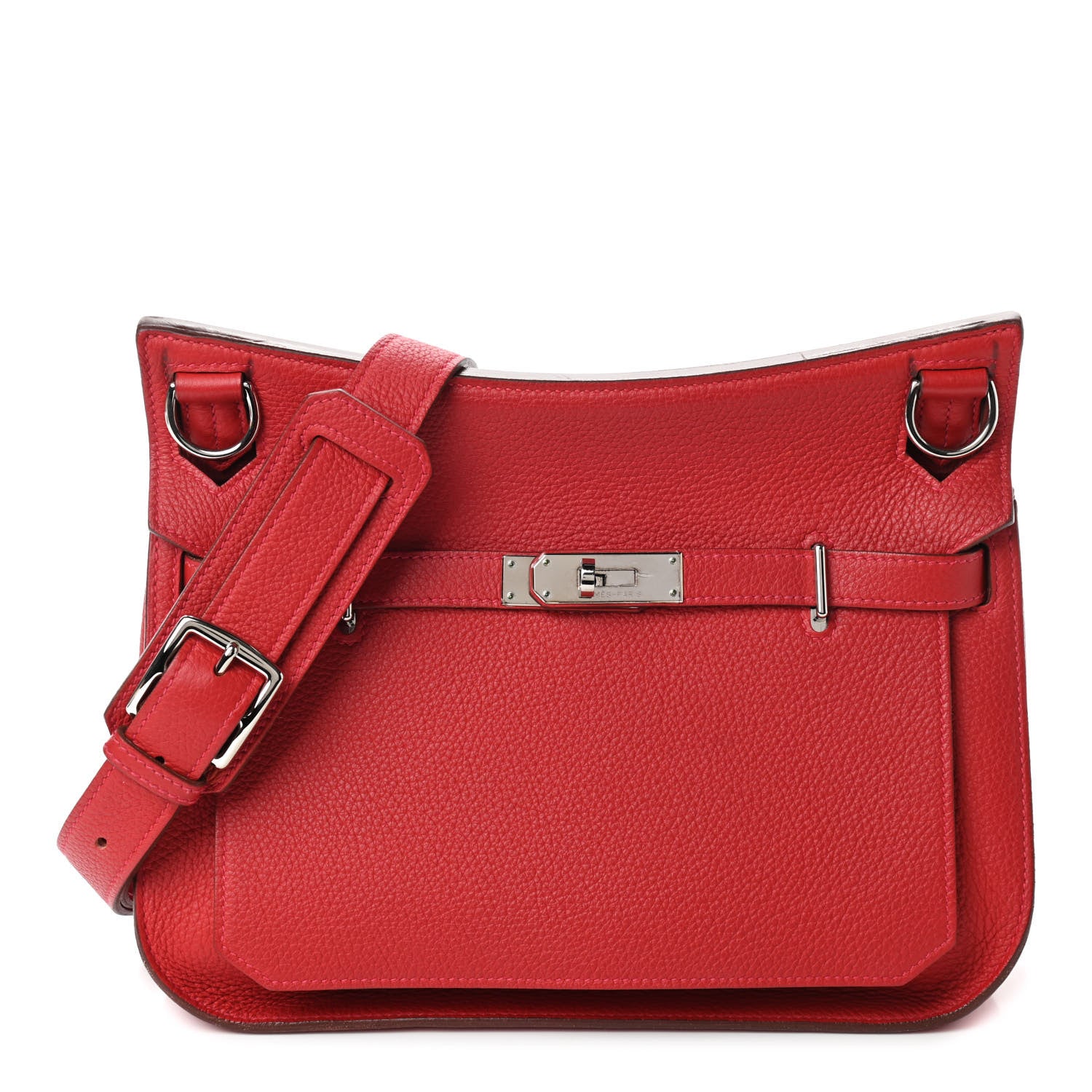 Hermes Taurillon Clemence Jypsiere 28 Rouge Casaque 1 of 10