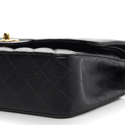 Chanel Caviar Quilted Medium Double Flap Black 10 of 10