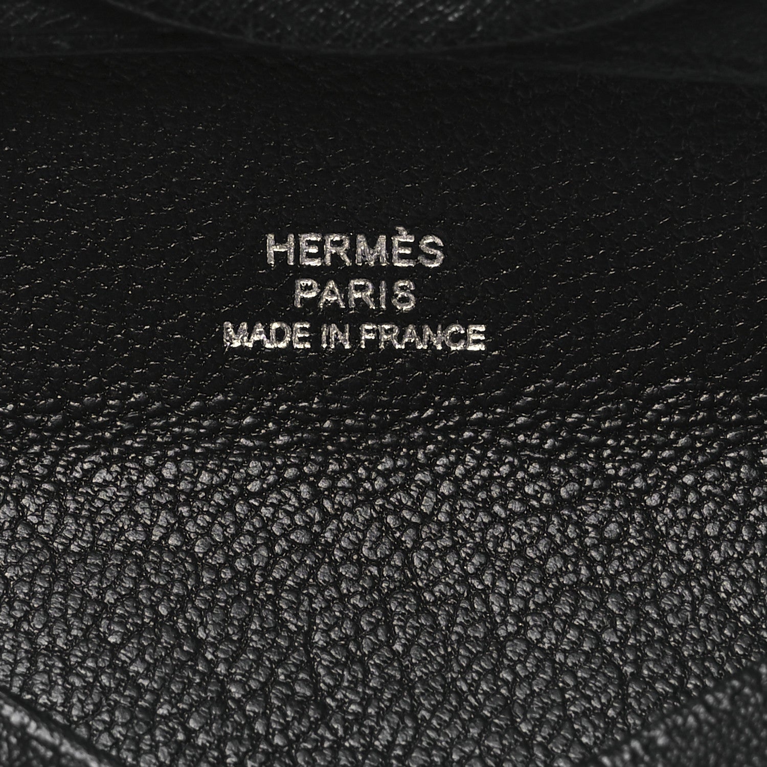 Hermes Ostrich Bastia Coin Purse Black 6 of 8