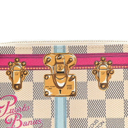 Louis Vuitton Damier Azur Summer Trunks Puerto Banus Mini Pochette Accessories 8 of 9