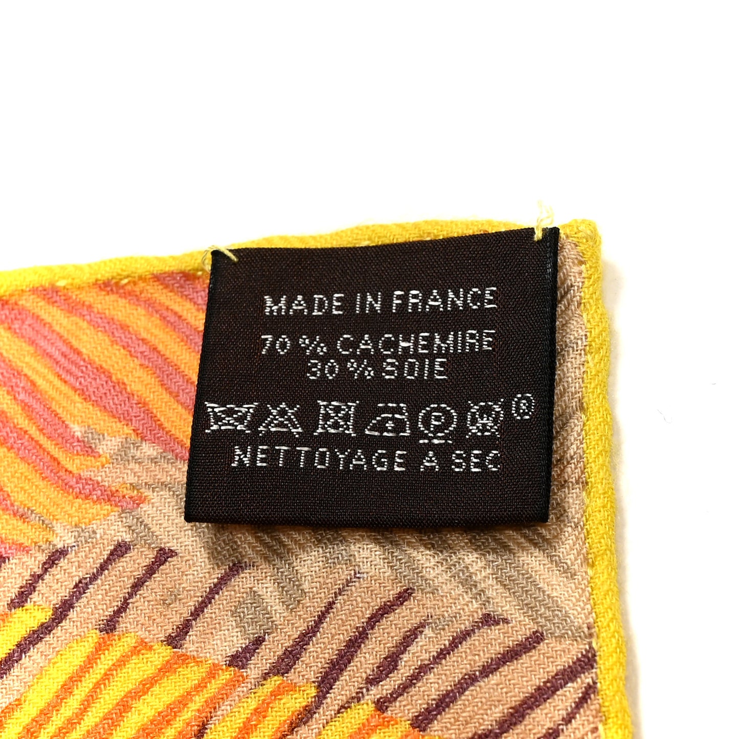 Cashmere Silk Jaguar Quetzal Shawl 140 Jaune D'Or Taupe
