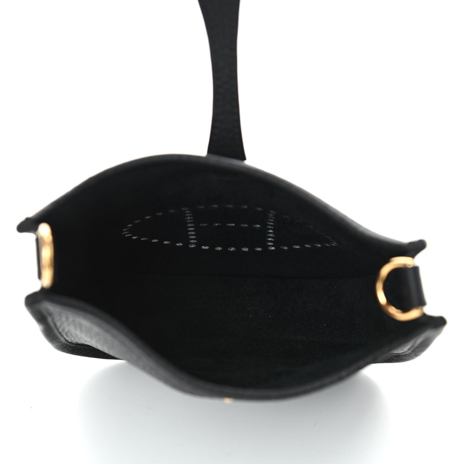 Hermes Taurillon Clemence Evelyne TPM Black 4 of 4