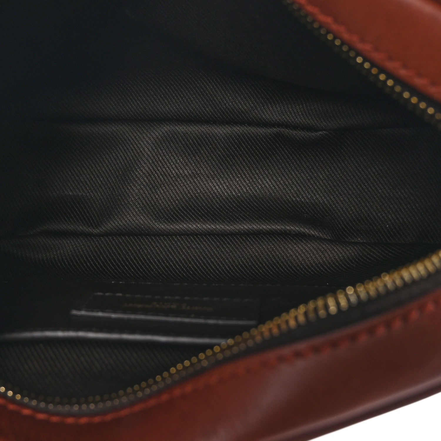 Saint Laurent Canvas Smooth Calfskin Le Monogramme Small Camera Bag Chestnut 5 of 10