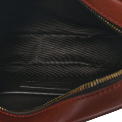 Saint Laurent Canvas Smooth Calfskin Le Monogramme Small Camera Bag Chestnut 5 of 10
