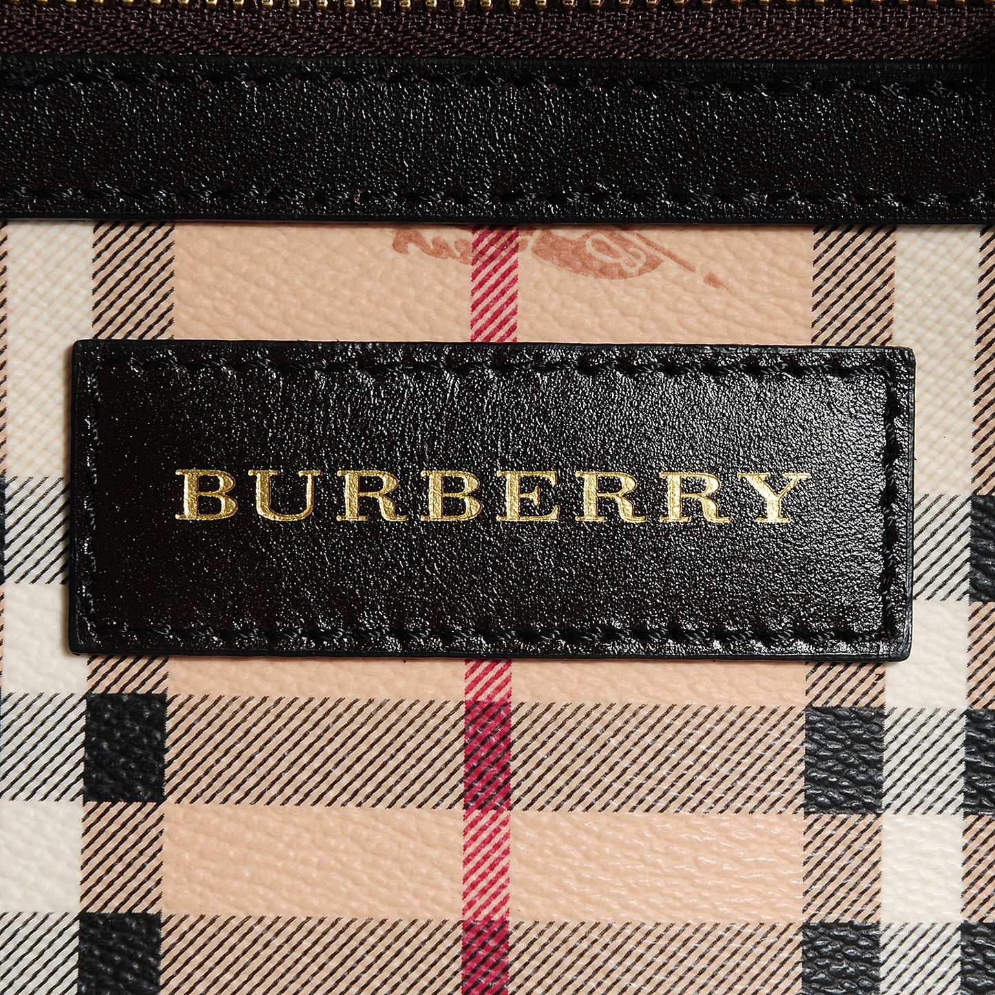 Haymarket Check Small Canterbury Tote Chocolate