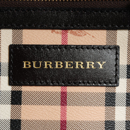 Burberry Haymarket Check Small Canterbury Tote Chocolate 11 of 12