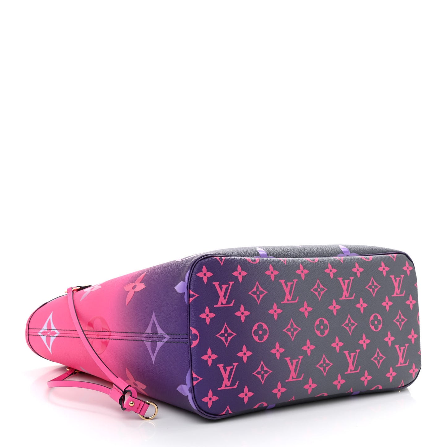 Monogram Giant Spring In The City Neverfull MM Midnight Fuchsia