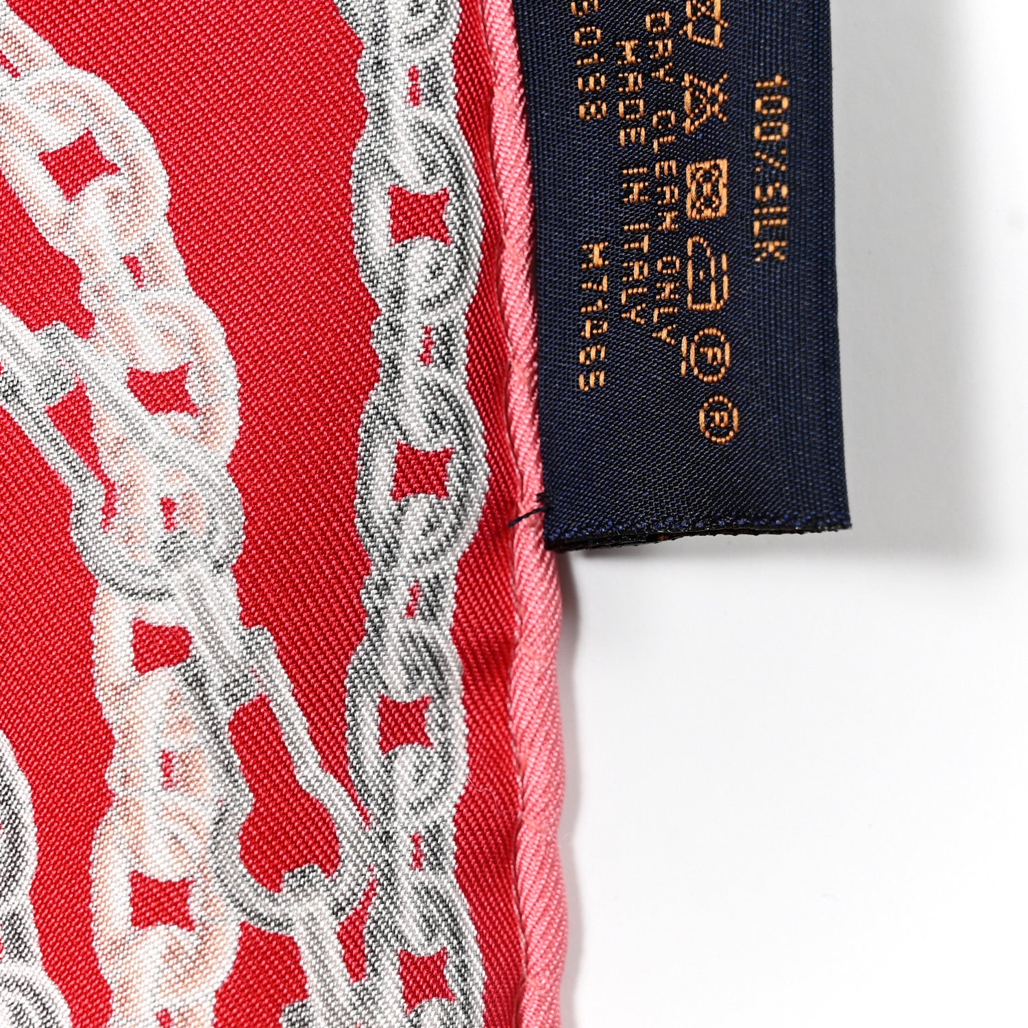 Louis Vuitton Silk Your Highness Square Scarf Fuchsia 4 of 4