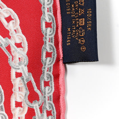 Louis Vuitton Silk Your Highness Square Scarf Fuchsia 4 of 4