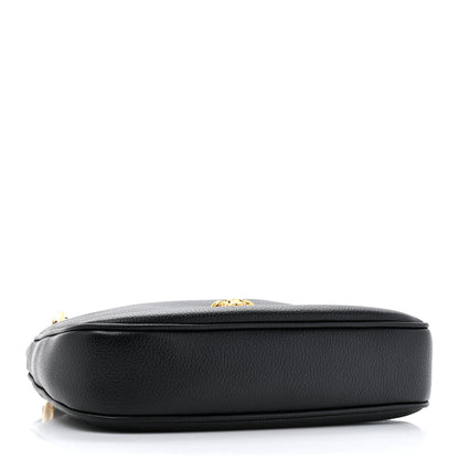 Versace Calfskin La Medusa Small Hobo Crossbody Black 4 of 9