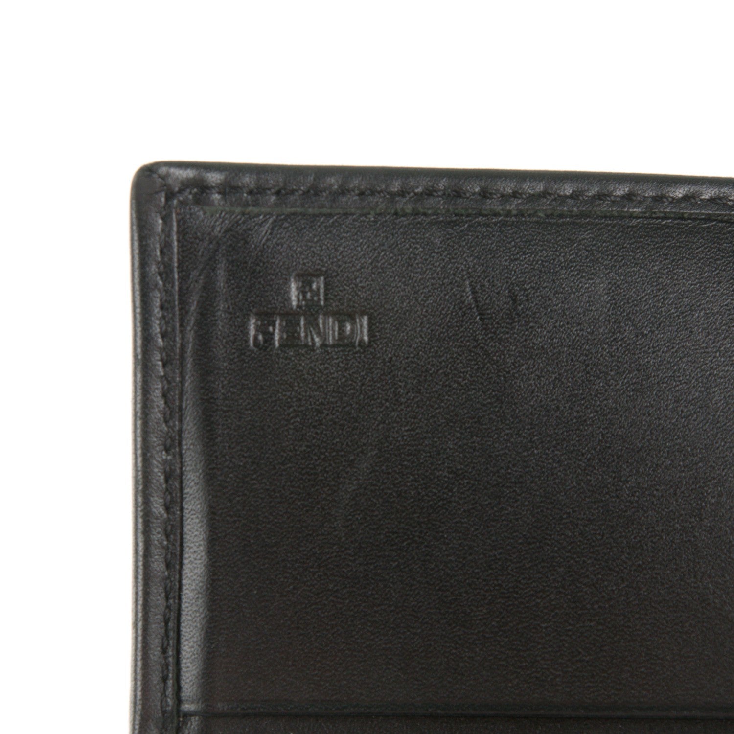 Fendi Zucchino Cuoio Continental Wallet Black Moro 7 of 8
