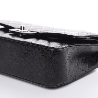 Chanel Caviar Quilted Medium Double Flap Black 9 of 12