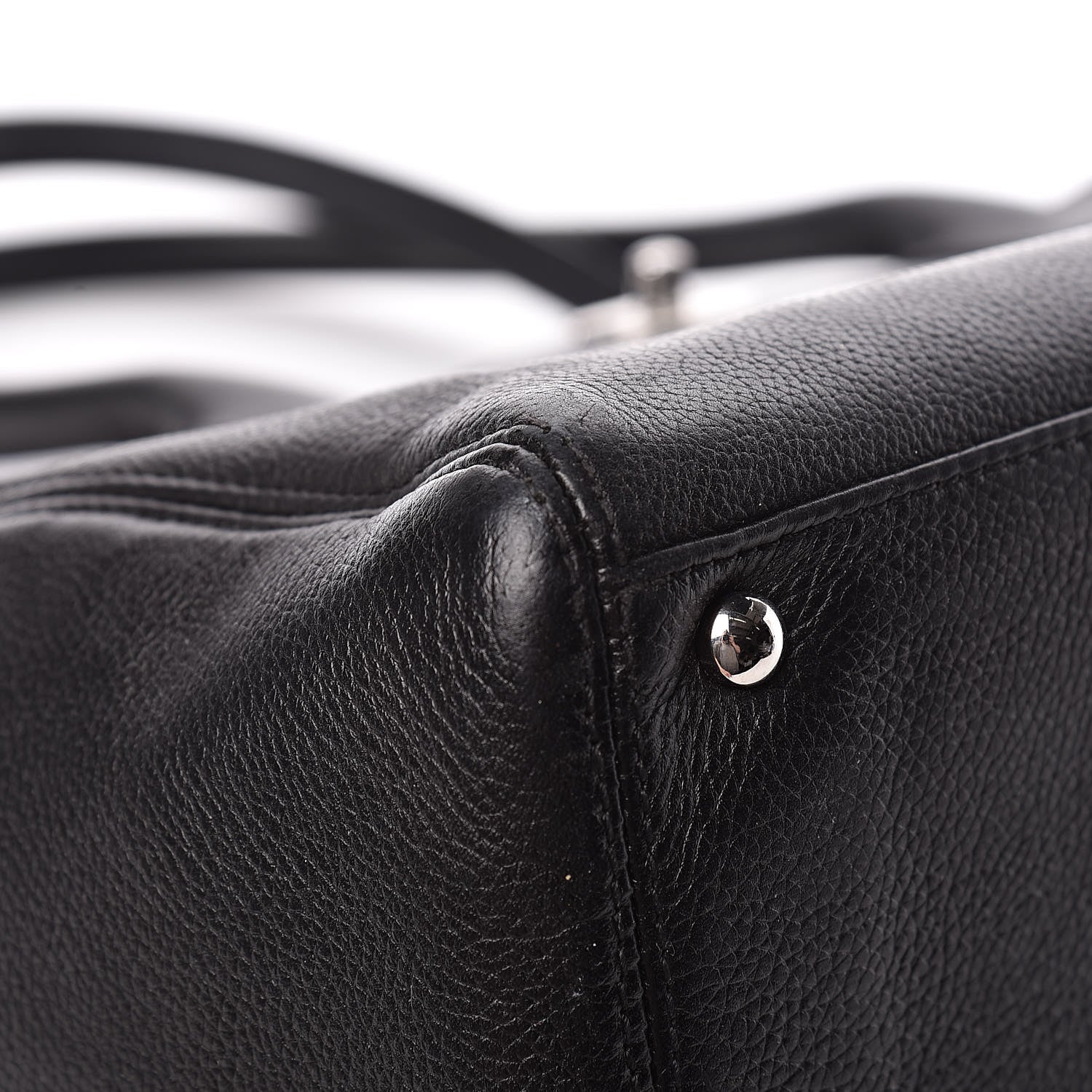 Chanel Calfskin Cerf Executive Shopper Tote Black 8 of 21