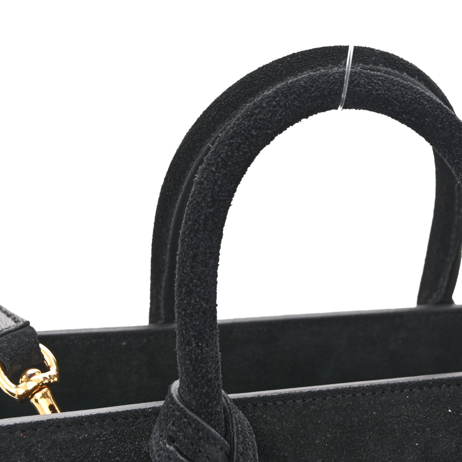 Saint Laurent Suede Fringe Nano Sac De Jour Black 13 of 14