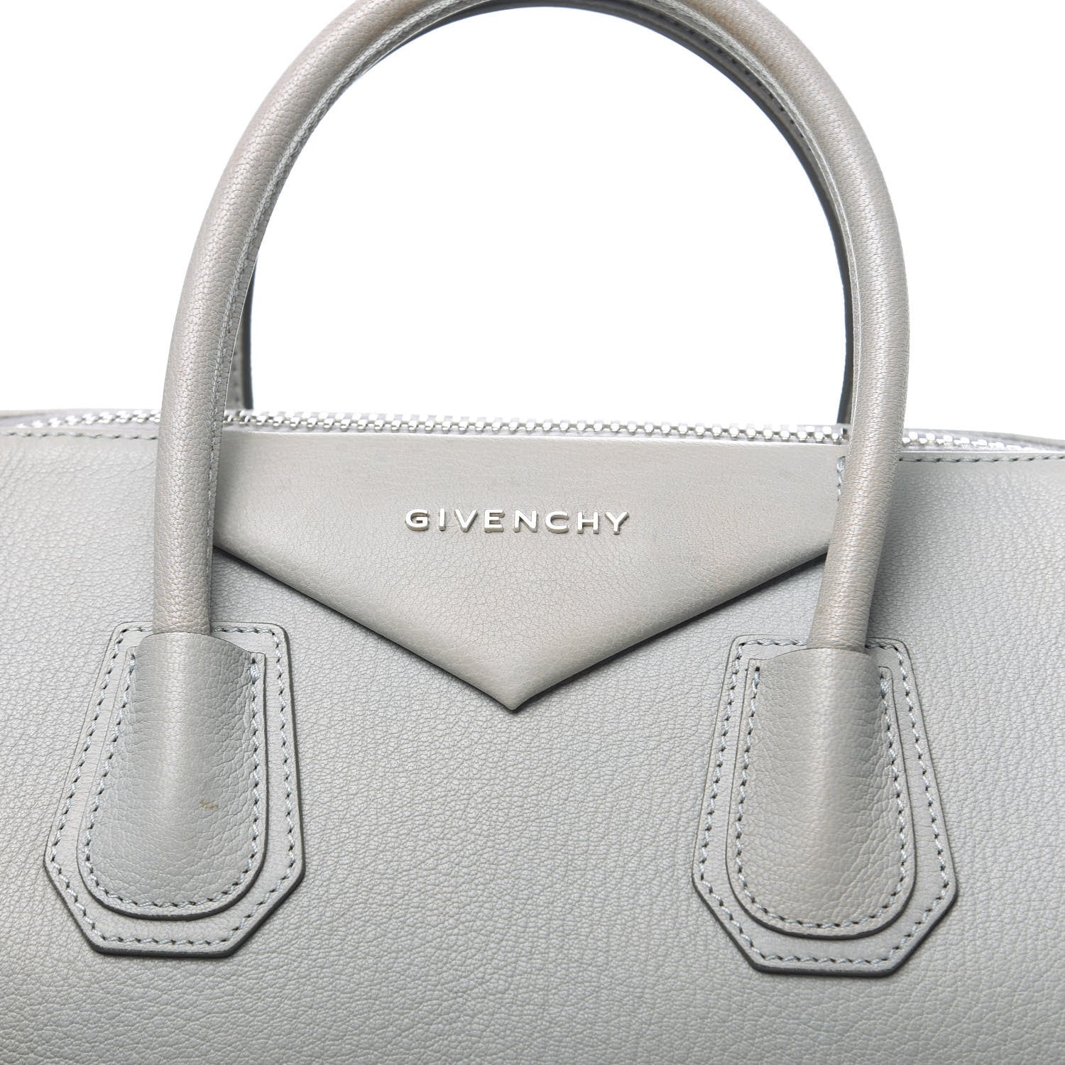 Givenchy Sugar Goatskin Medium Antigona Pearl Grey 17 of 17