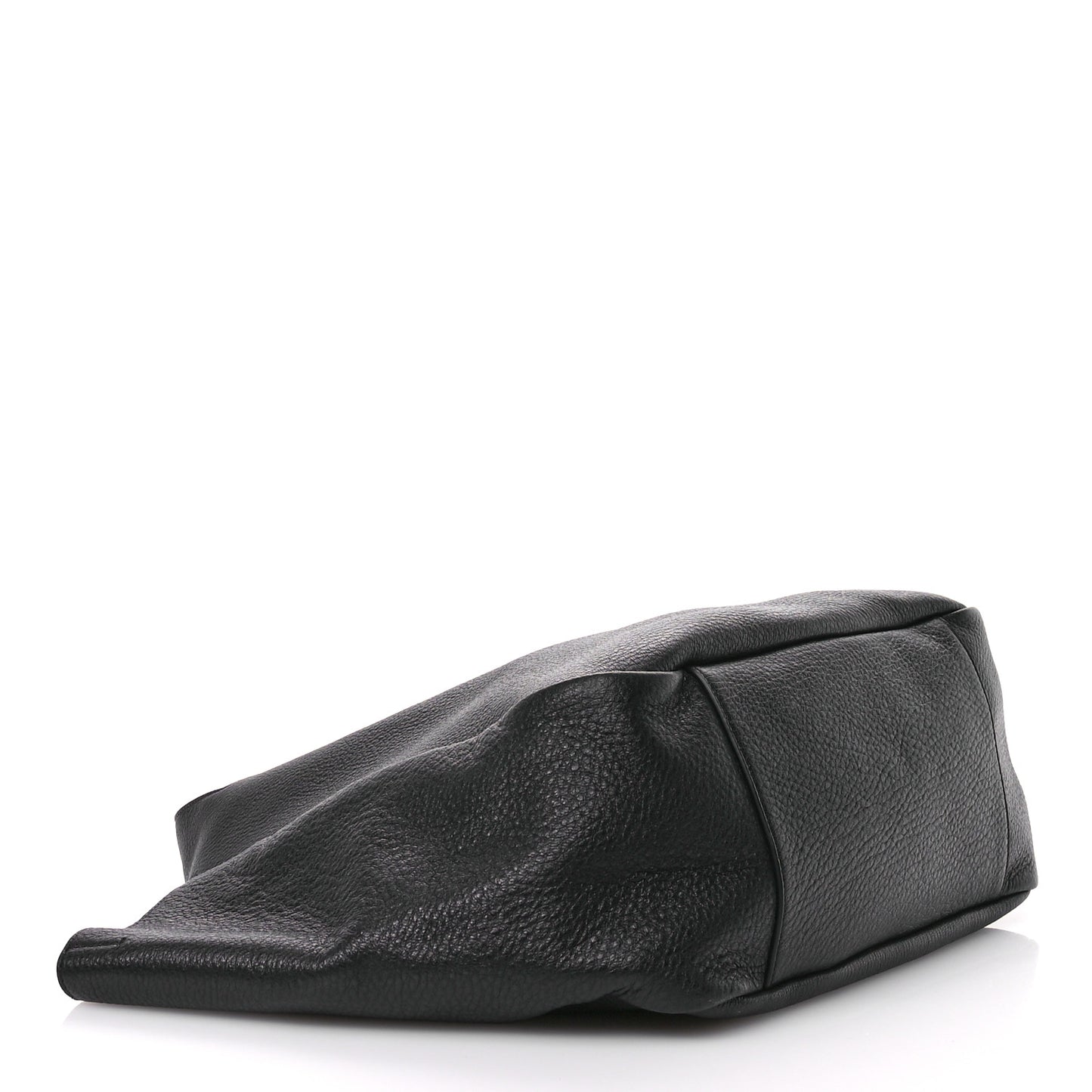 Grained Deerskin Bea Tote Black