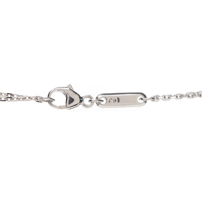 Chopard 18K White Gold Diamond Happy Spirit Three-Ring Pendant Necklace 5 of 5