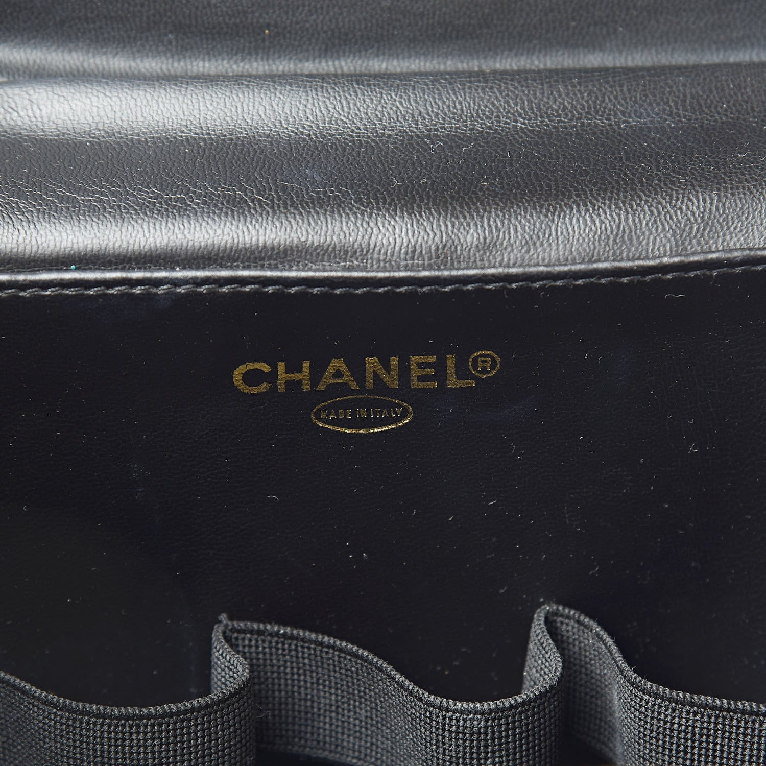 Chanel Caviar CC Vanity Train Case Black 6 of 10