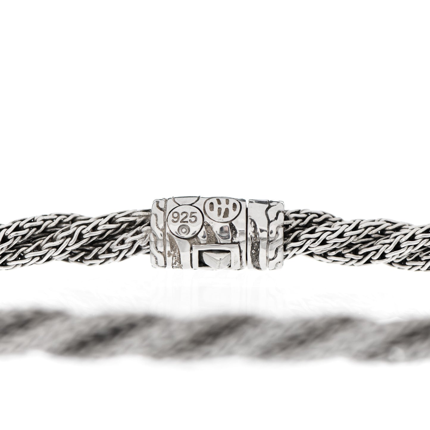 Sterling Silver Palu Macan Twisted Chain Bracelet