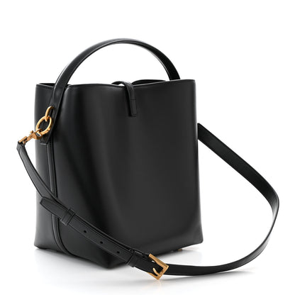 Saint Laurent Shiny Calfskin Le 37 Bucket Bag Black 4 of 12