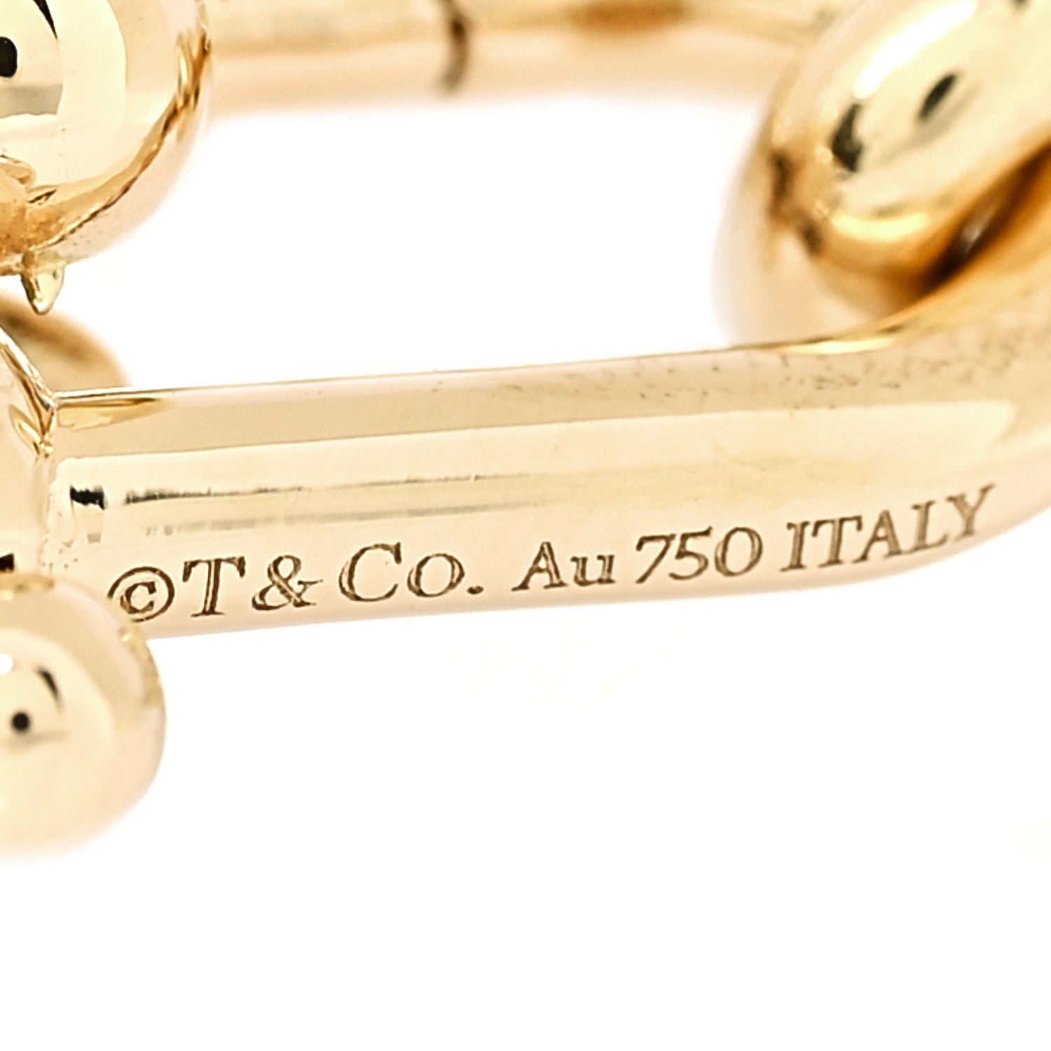 Tiffany 18K Yellow Gold Medium HardWear Link Bracelet 1756454